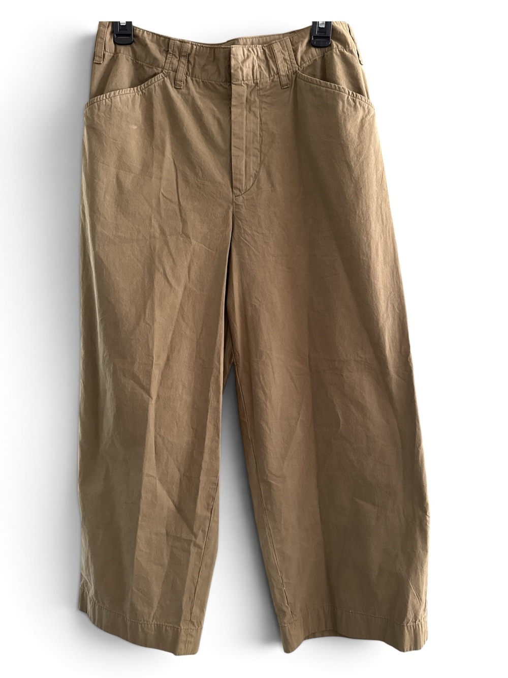 Rag & Bone Banks Pant Size 4 Green Peached Cotton Wide Leg NWT